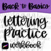 20 Lettering Practice Worksheets, 10 Procreate Brushes, Learn Brush Lettering, Modern Calligraphy, Lettering Workbook for Procreate or Print